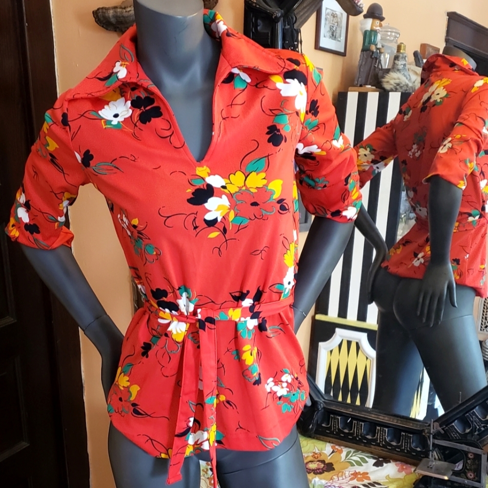 Vintage 3/4 sleeve top